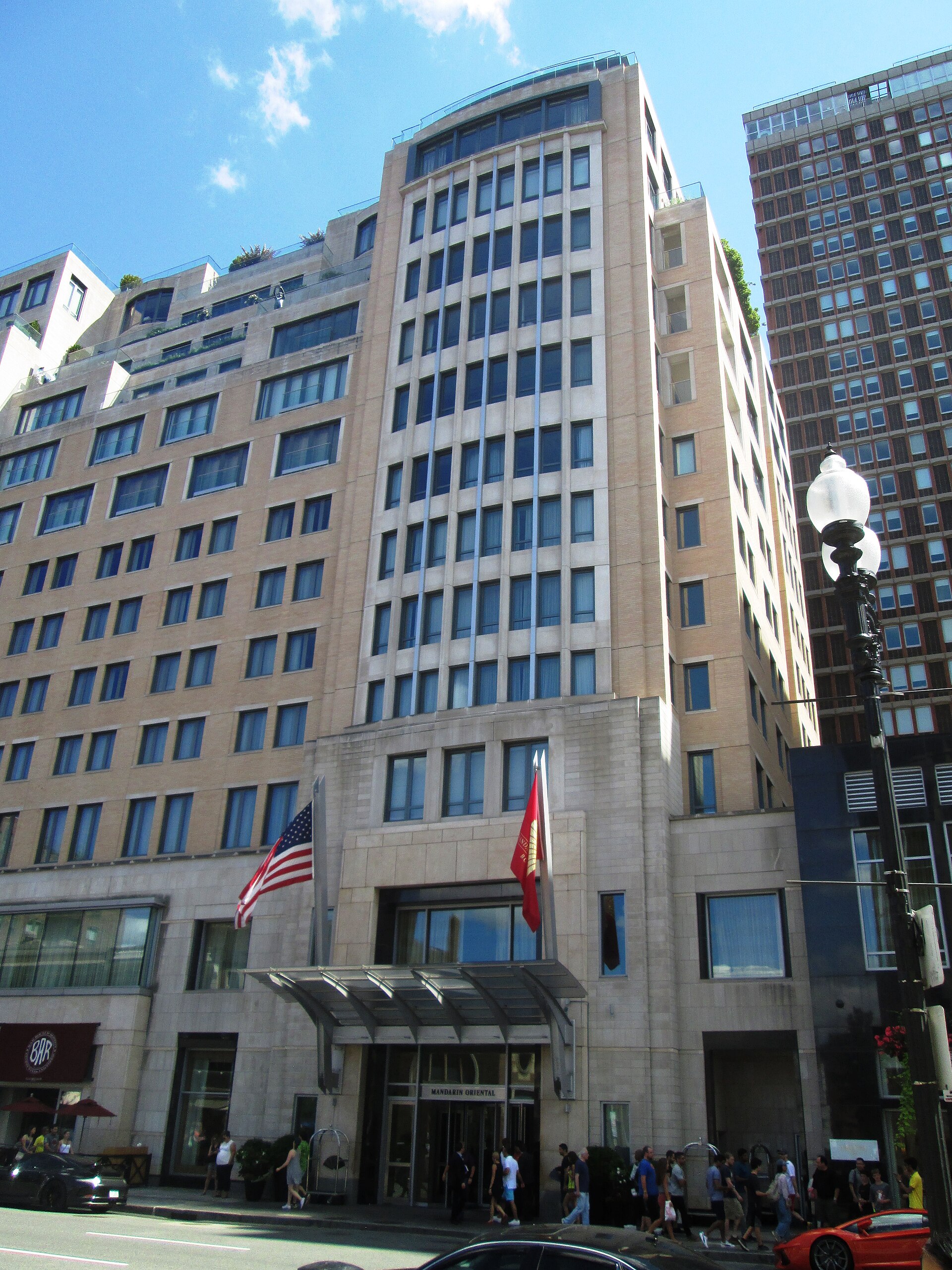 Mandarin Oriental exterior on Boylston Street