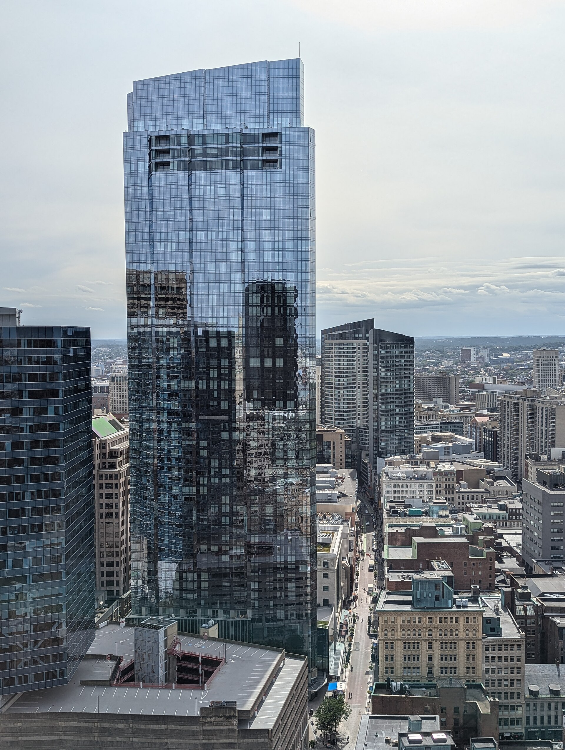 Millennium Tower in Downtown Boston