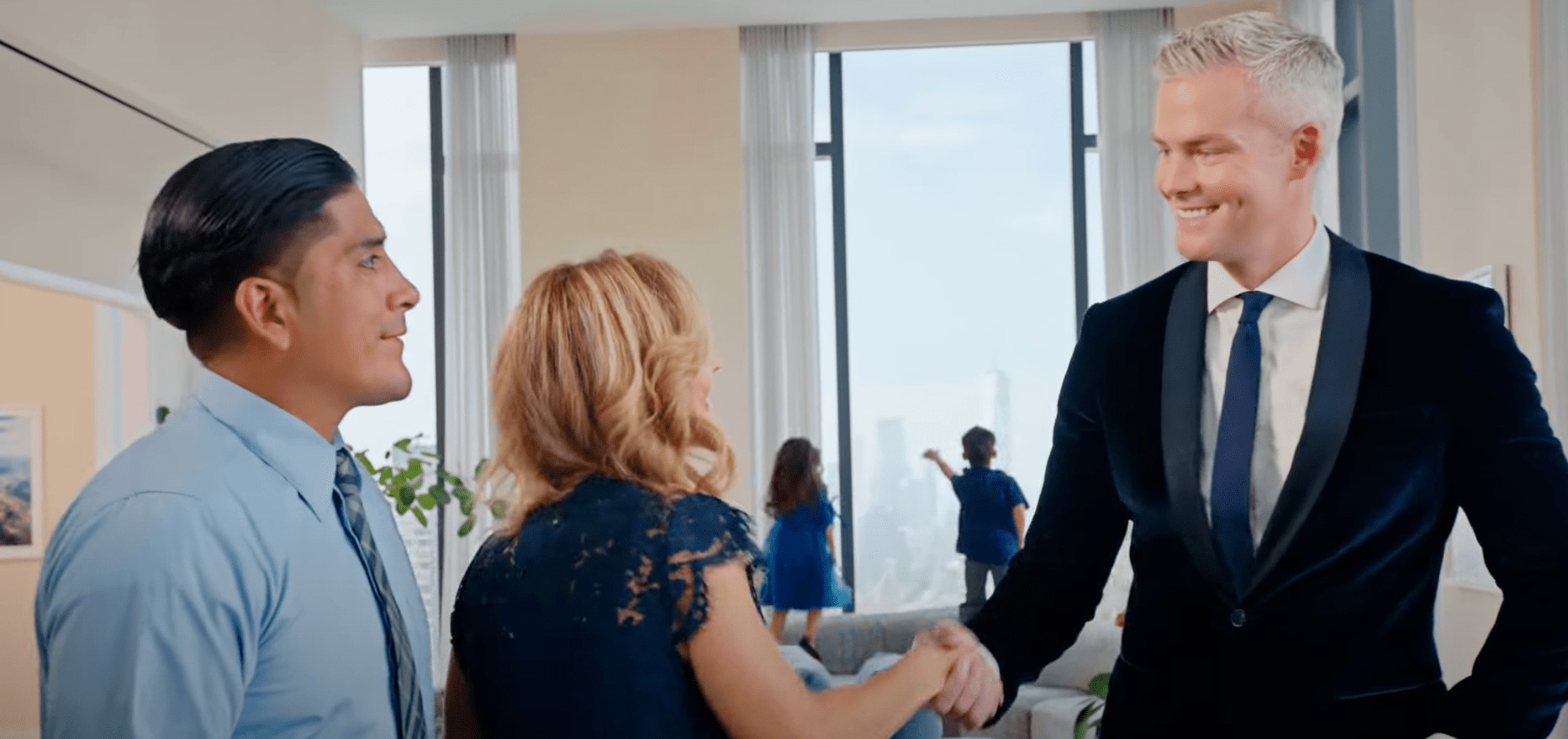 Ryan Serhant meeting with a client inside a luxury residence